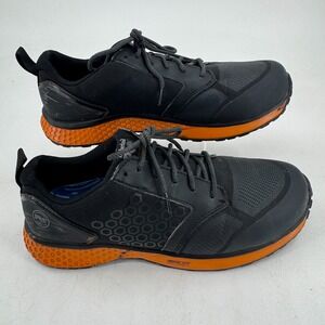 Timberland Pro 512 Reaxion Work Shoes MENS Black Orange Lace Up Comp Toe 11 W